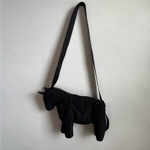 Collina Strada x BAGGU horse/pony crossbody bag black NWT